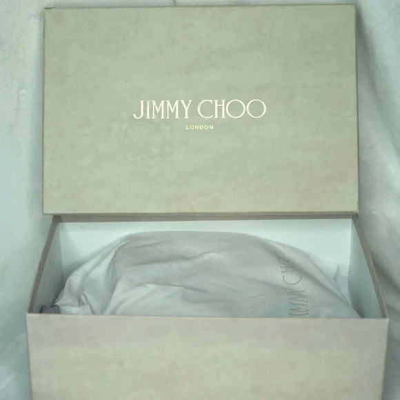 Jimmy Choo Tan Lace Heels - Picture 7 of 7